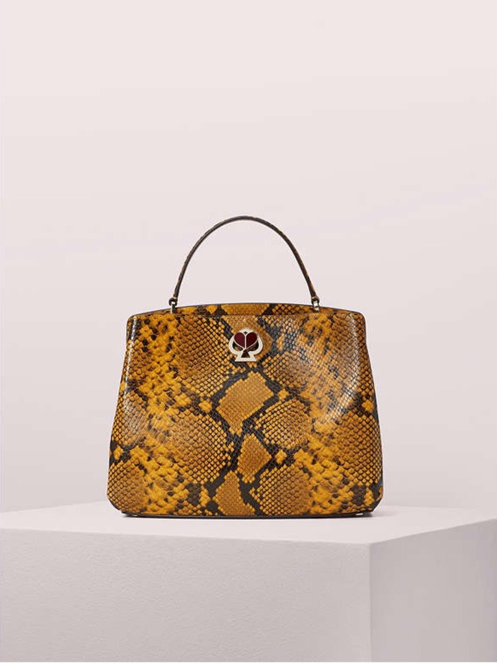 Kate Spade Romy Snake-embossed Medium Satchel Crossbody Handbag Purse